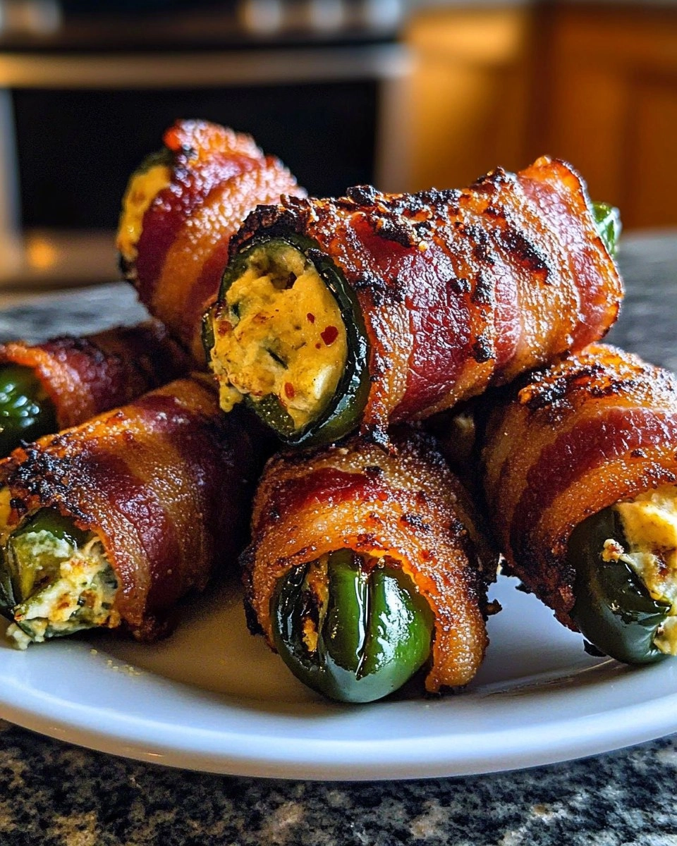 Bacon-Wrapped Jalapeño Poppers