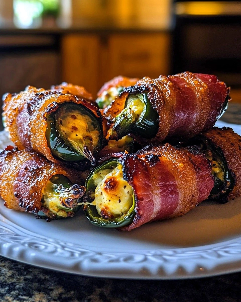 Bacon-Wrapped Jalapeño Poppers