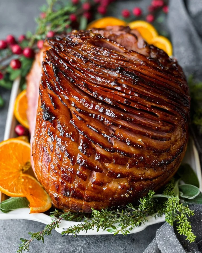 Baked-Ham-with-Brown-Sugar-Glaze