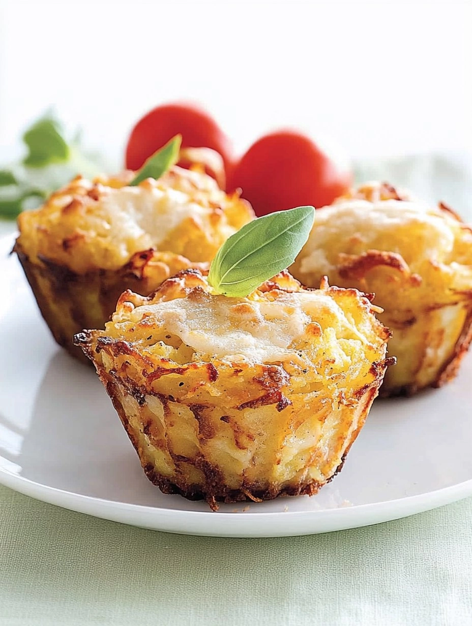 Baked Parmesan Hash Brown Cups