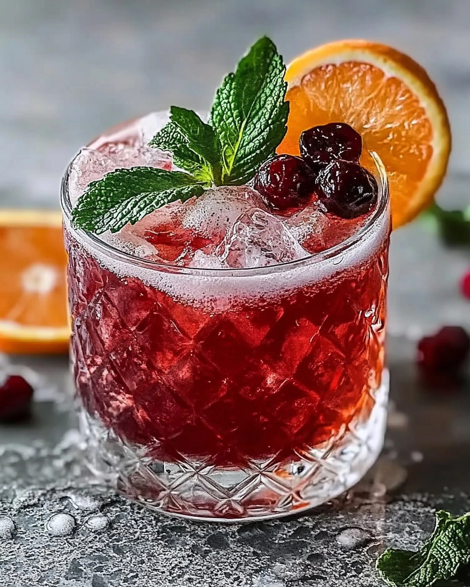 Blood Orange Bourbon Smash