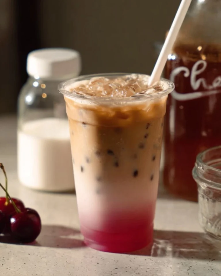 Cherry-Vanilla-Iced-Latte