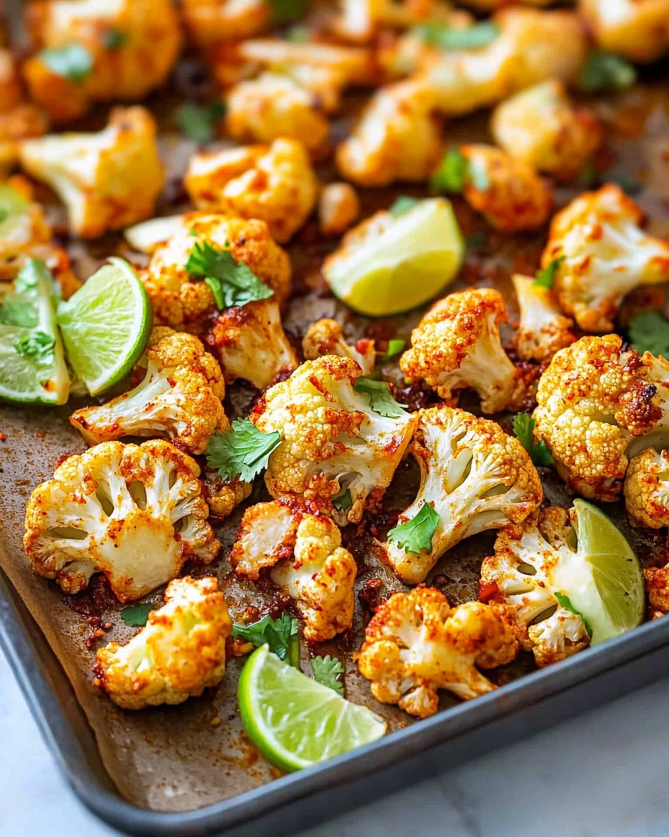 Chili Lime Roasted Cauliflower