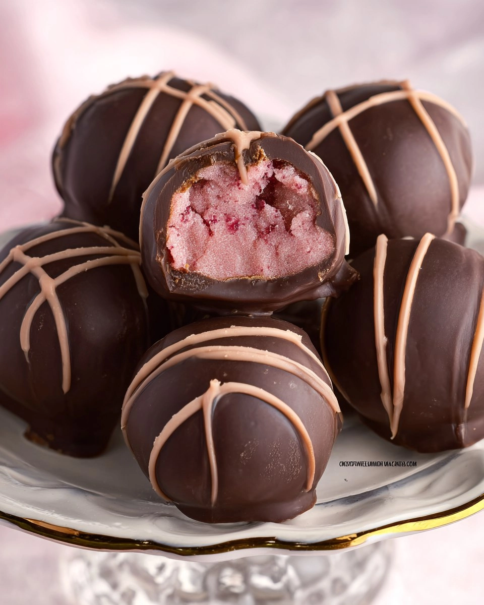 Chocolate Raspberry Truffles