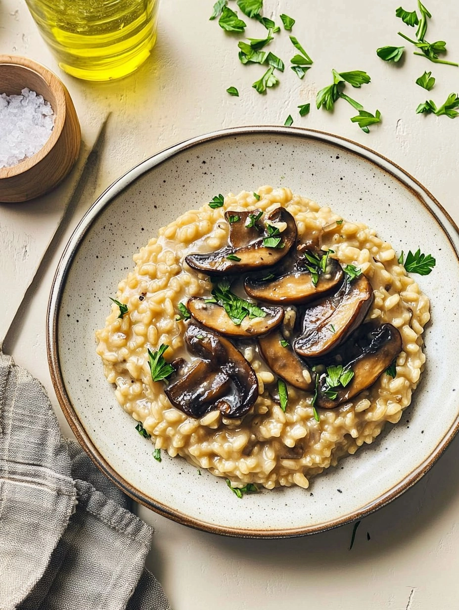 Creamy Mushroom Risotto
