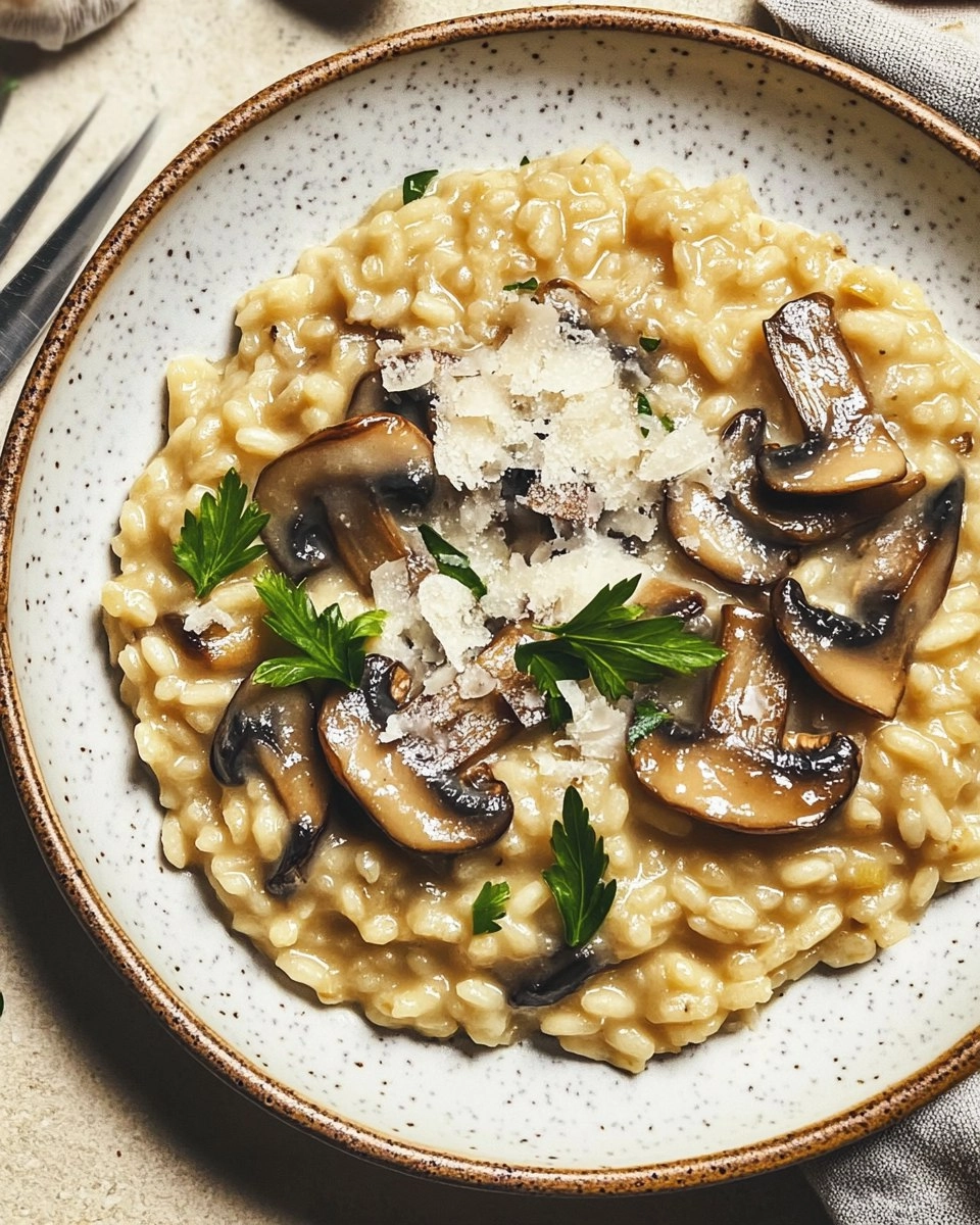 Creamy Mushroom Risotto