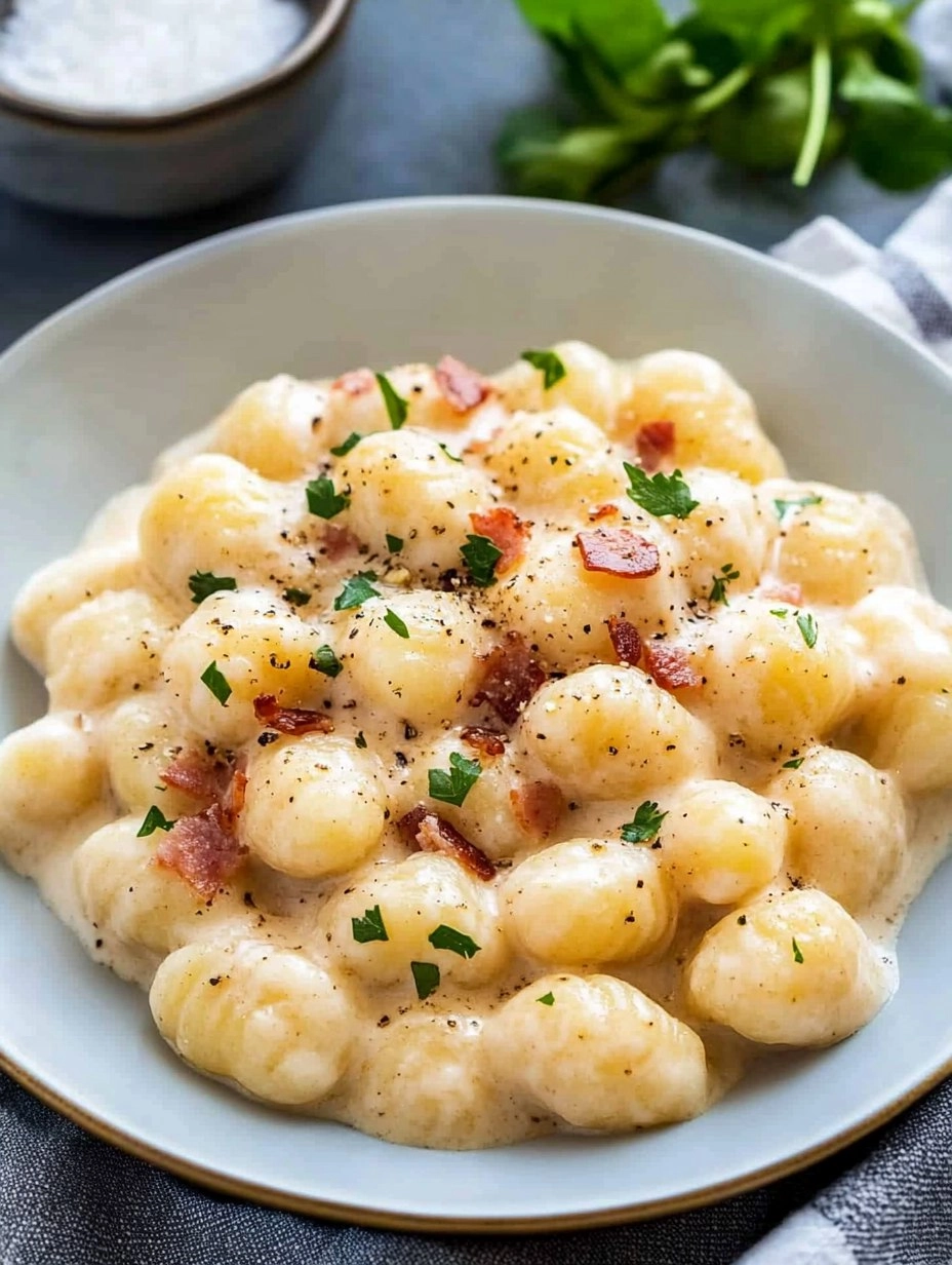 Creamy Pancetta Gnocchi