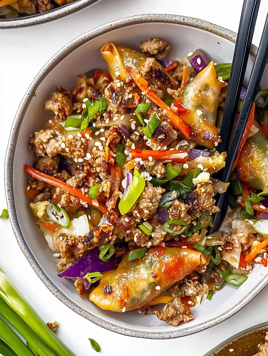 Deconstructed Egg Rolls