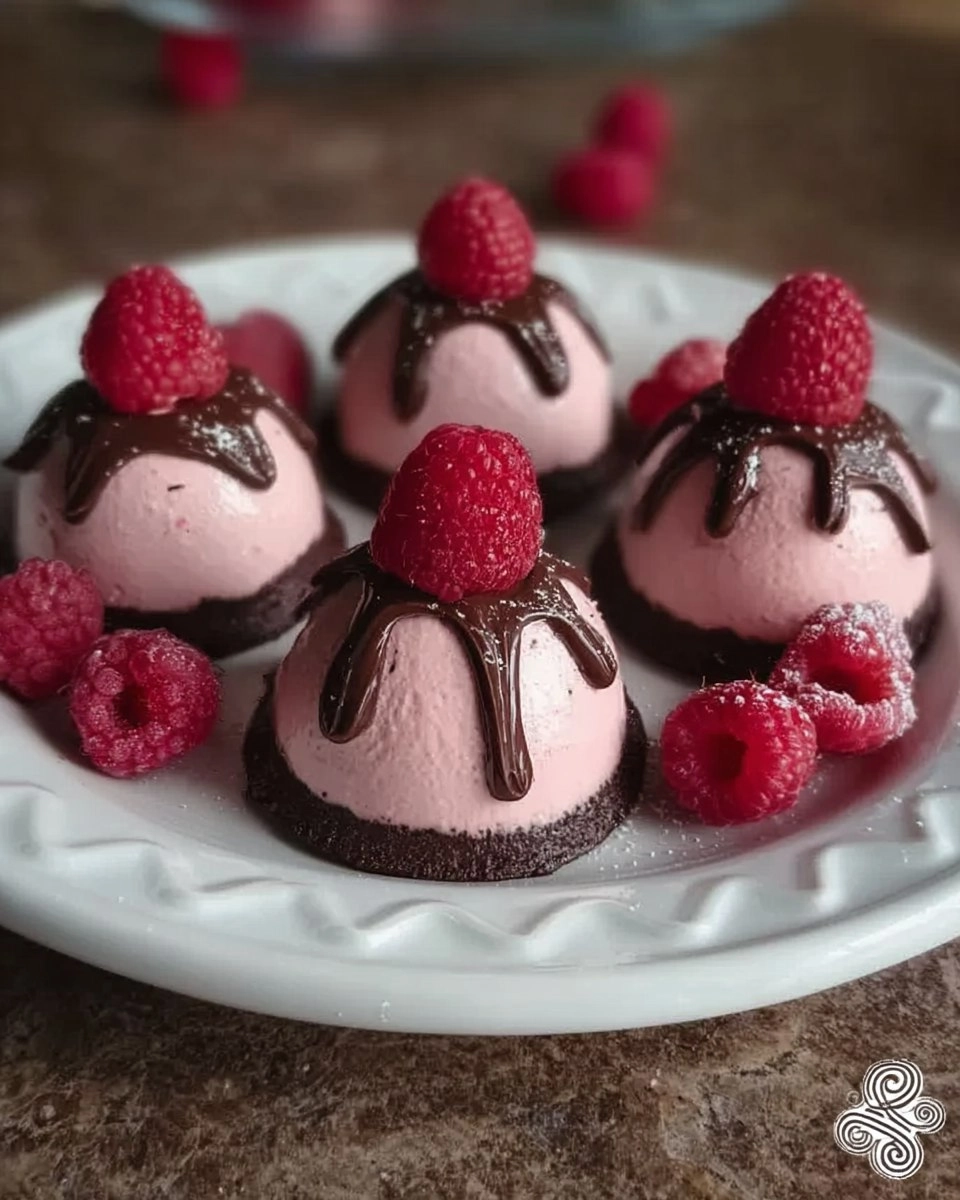 Easy Chocolate Raspberry Mousse Domes 138 Easy Chocolate Raspberry Mousse Domes