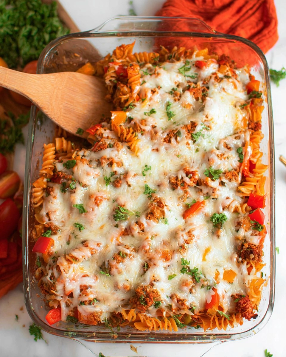 Easy Stuffed Pepper Pasta Bake 147 Easy Stuffed Pepper Pasta Bake