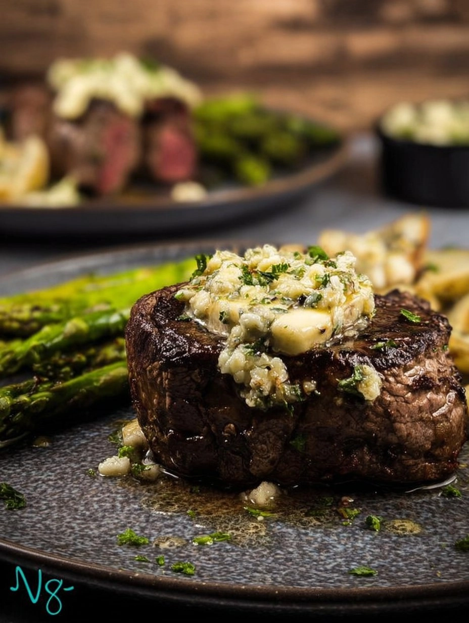 Filet Mignon with Blue Cheese Butter