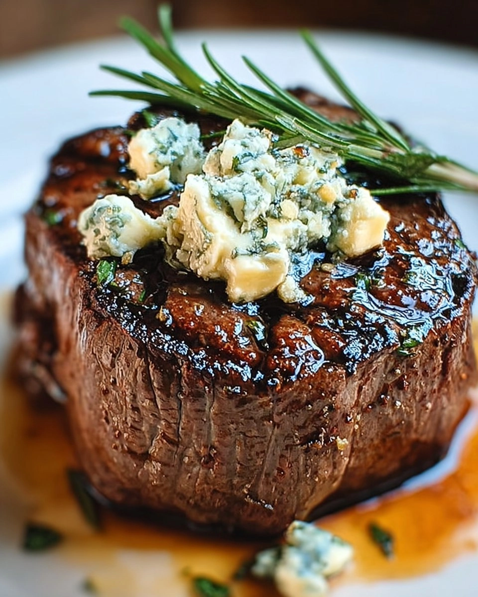 Filet Mignon with Blue Cheese Butter