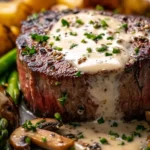 Filet-Mignon-with-Dijon-Sauce