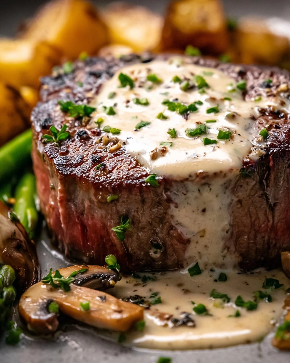 Filet Mignon with Dijon Sauce