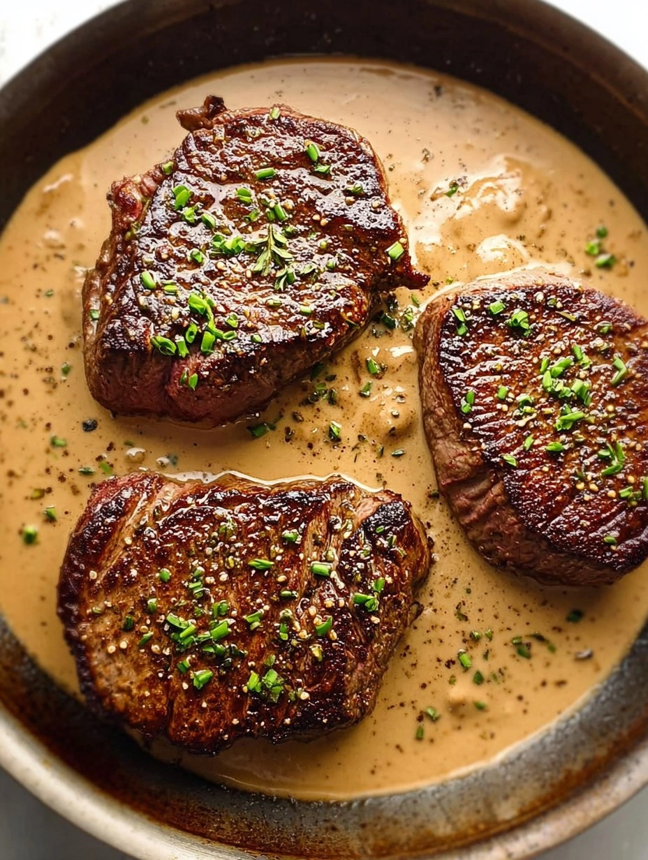 Filet Mignon with Dijon Sauce