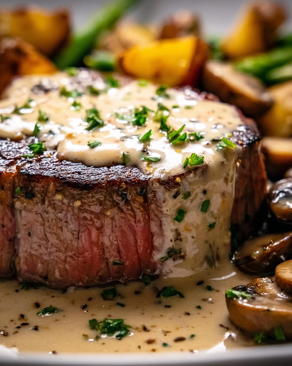 Filet Mignon with Dijon Sauce