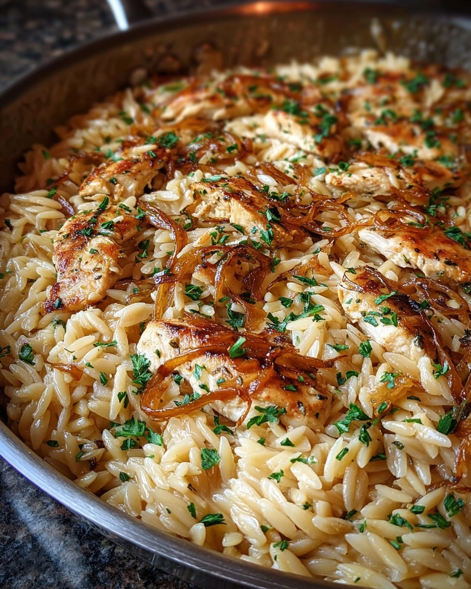 French Onion Chicken Orzo 3 French-Onion-Chicken-Orzo