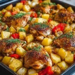 Hawaiian Chicken Sheet Pan 118 Hawaiian-Chicken-Sheet-Pan