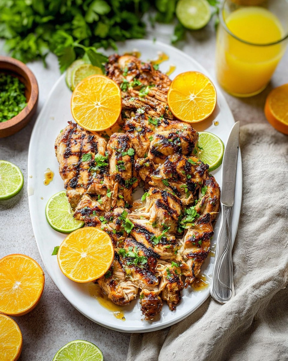 Healthy Grilled Citrus Chicken with Glaze