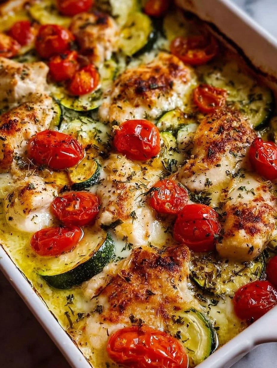 Mediterranean Chicken Zucchini Bake 131 Mediterranean Chicken Zucchini Bake