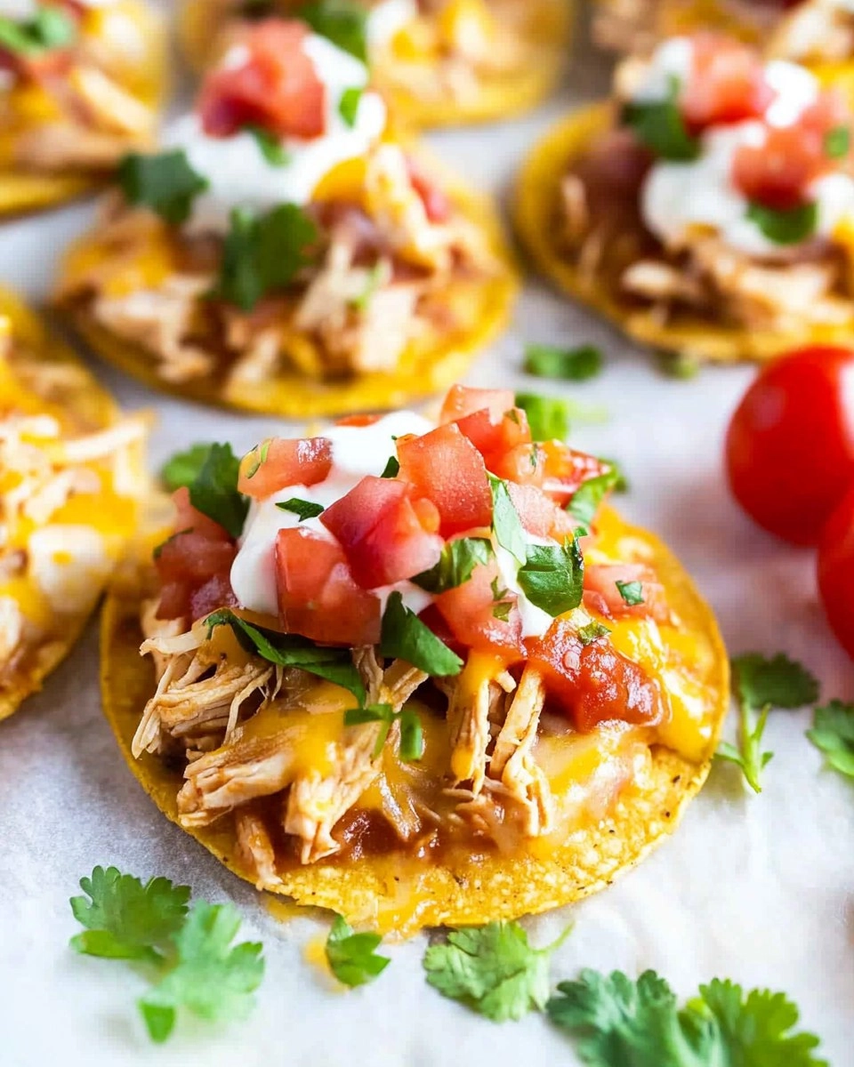 Mini Chicken Tostadas