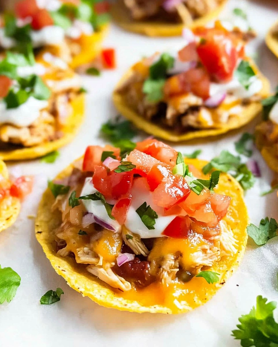 Mini Chicken Tostadas