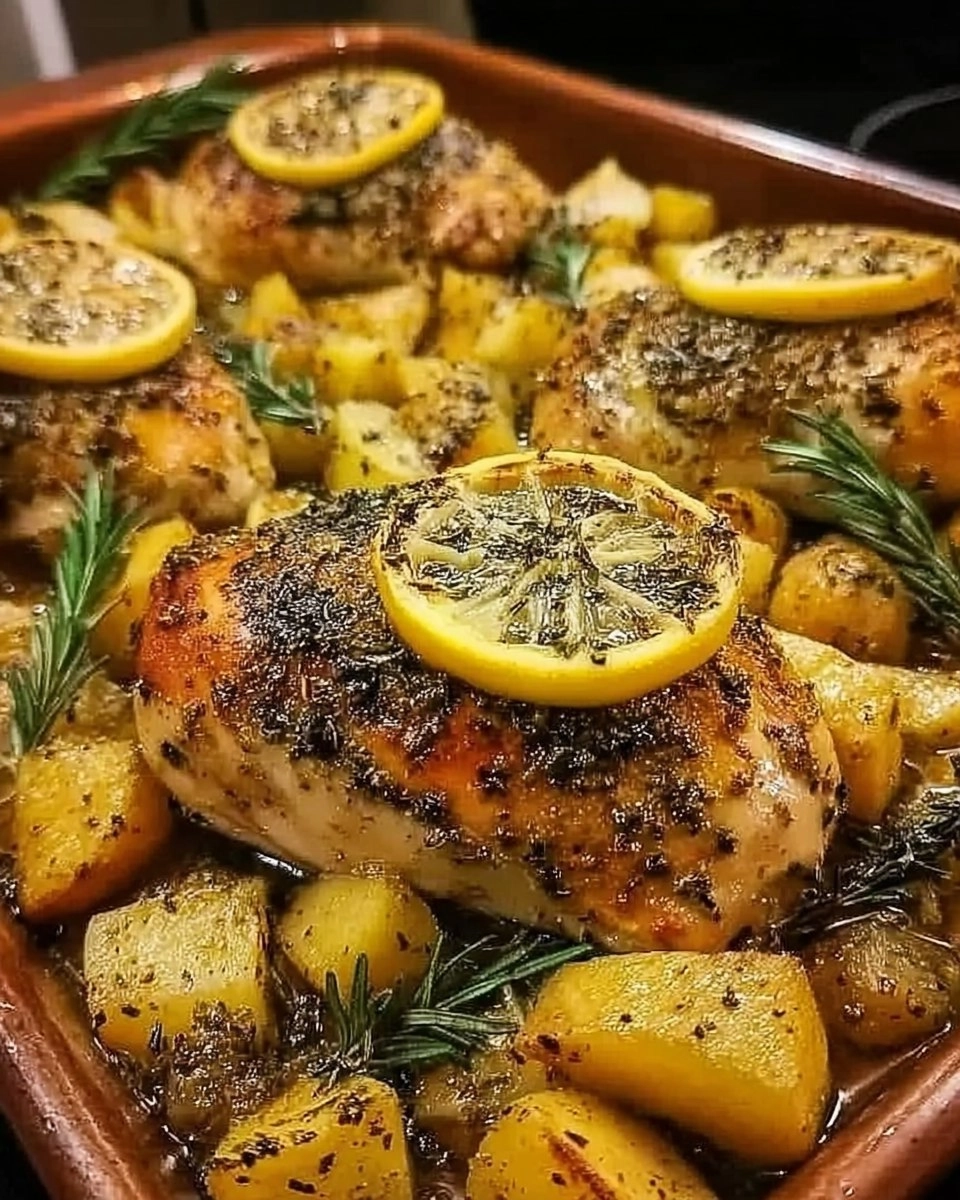 One-Pan Lemon Herb Roasted Chicken