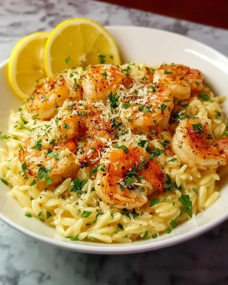 Parmesan-Orzo-with-Shrimp