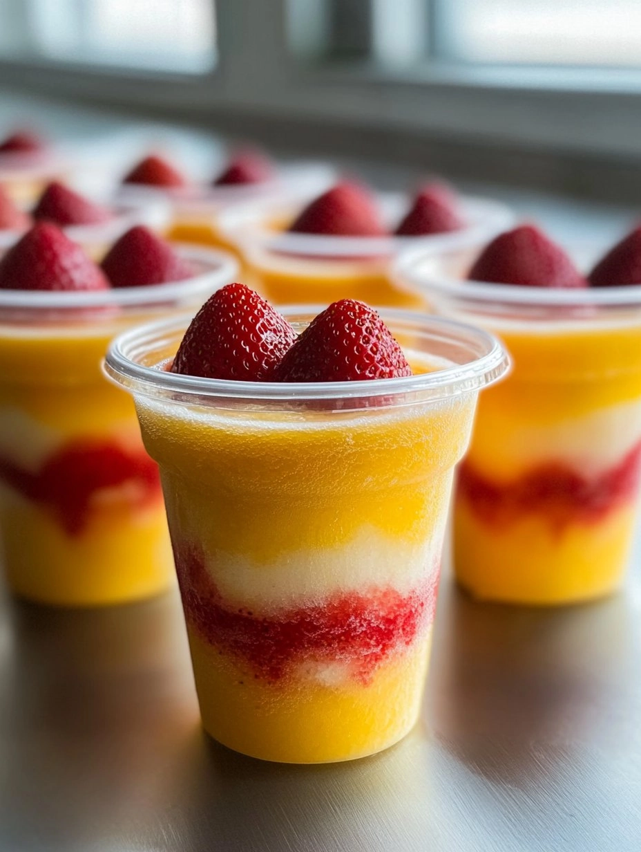 Pineapple Strawberry Swirled Slushies – Your Ultimate Refreshing Summer Drink!