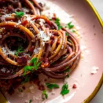 Red-Wine-Bucatini-with-Pancetta