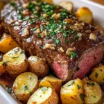 Roast-Sirloin-with-Potato-Bake-Recipe