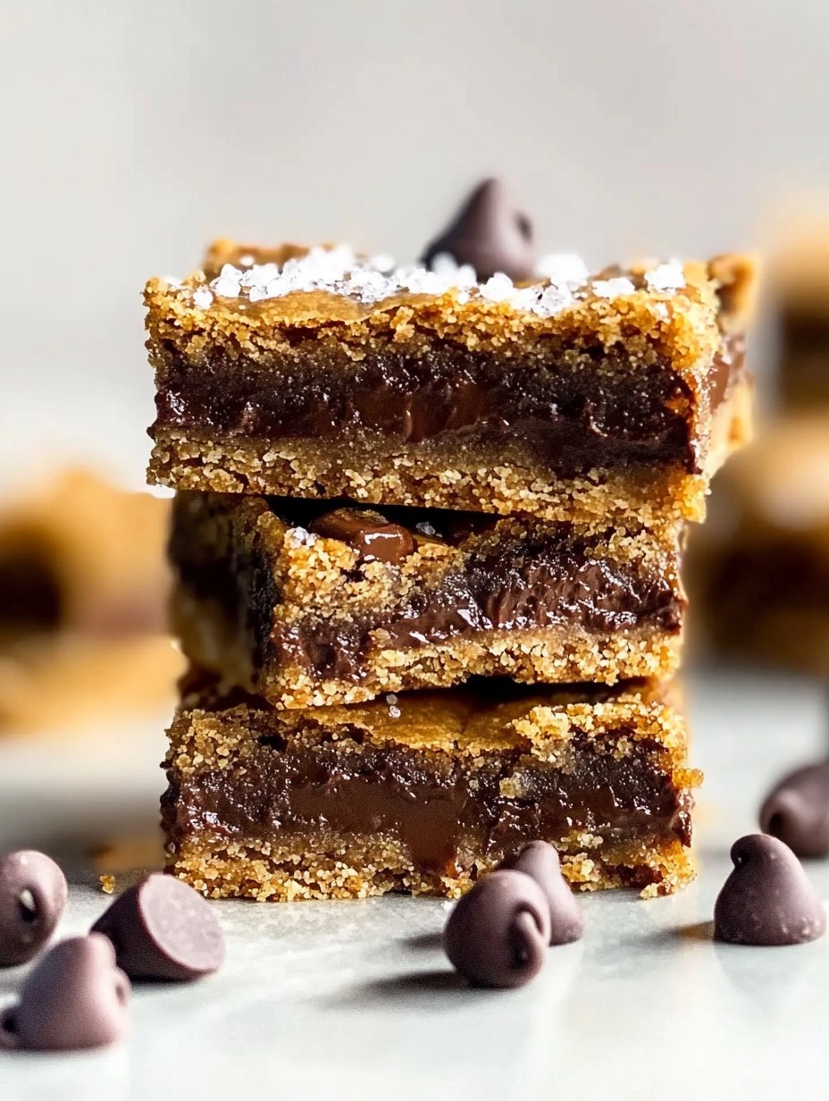 Salted Brown Butter Chocolate Chip Cookie Bars