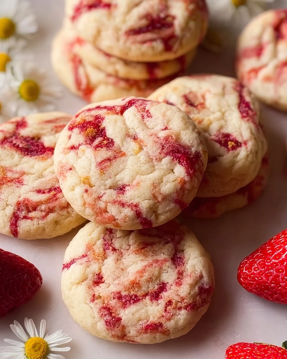 Strawberry Cheesecake Cookies