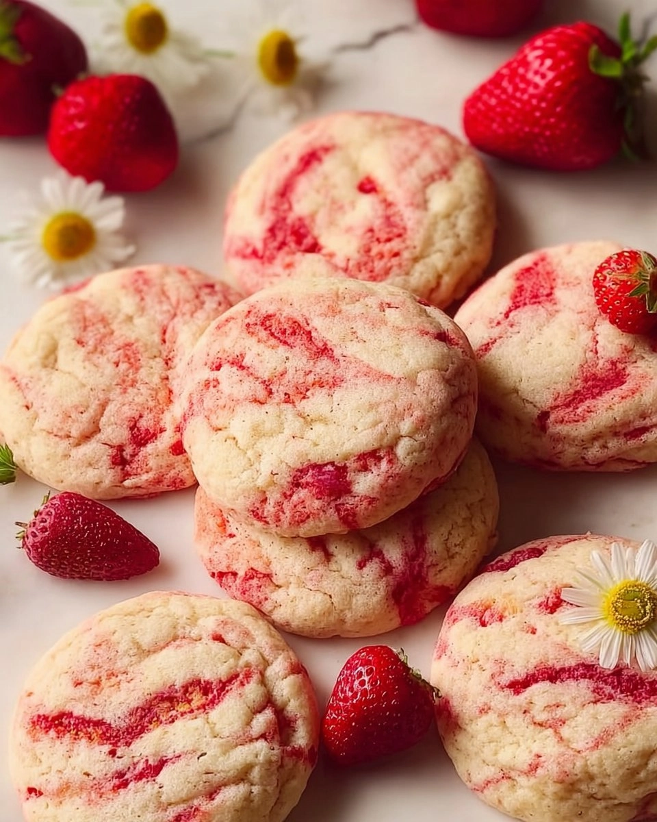 Strawberry Cheesecake Cookies