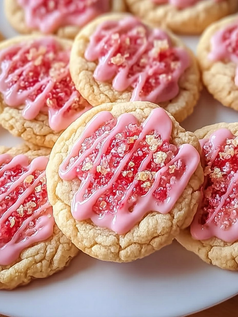 Strawberry Crunch Cookies