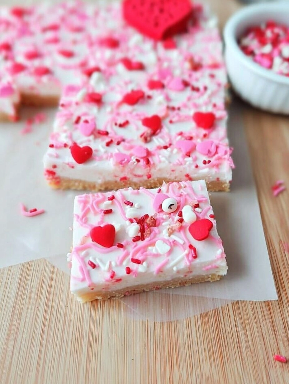 Valentine Sugar Cookie Bar