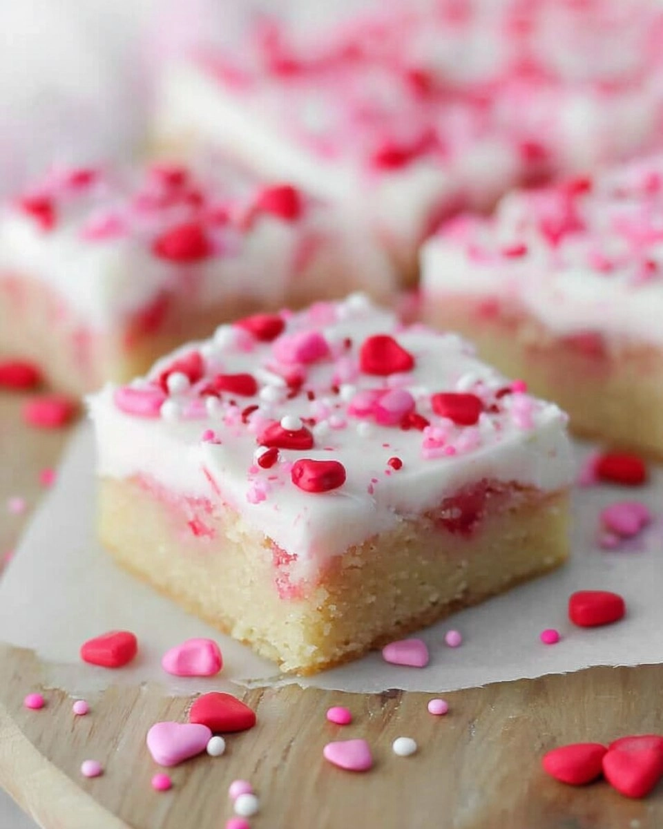 Valentine Sugar Cookie Bar