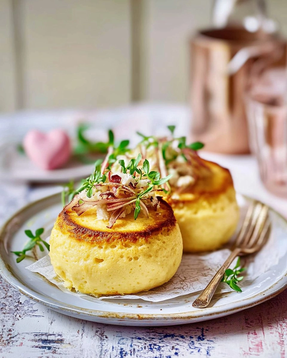 Valentine's Brunch Goat Cheese Soufflés