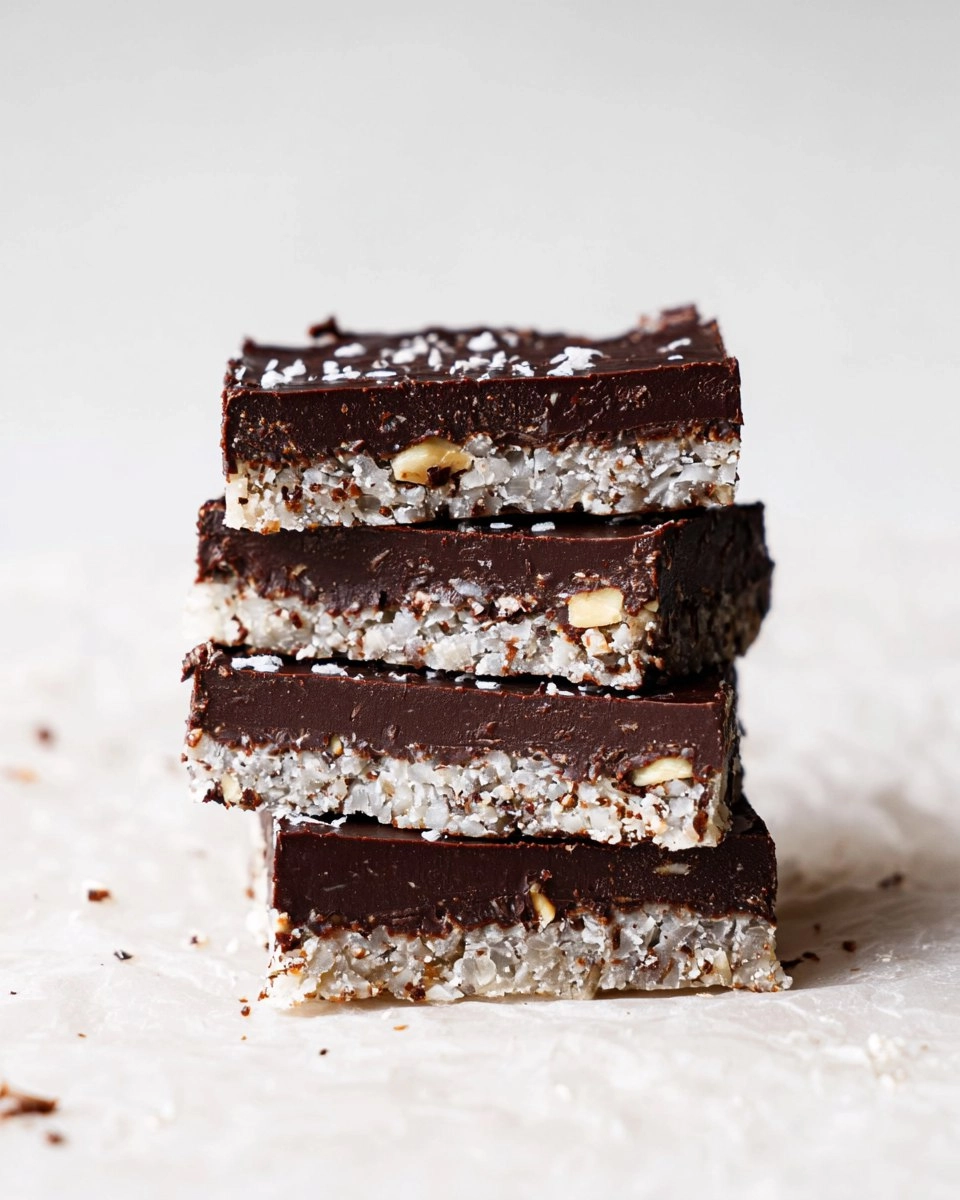 Valentine’s Day Coconut-Chocolate Keto Bars