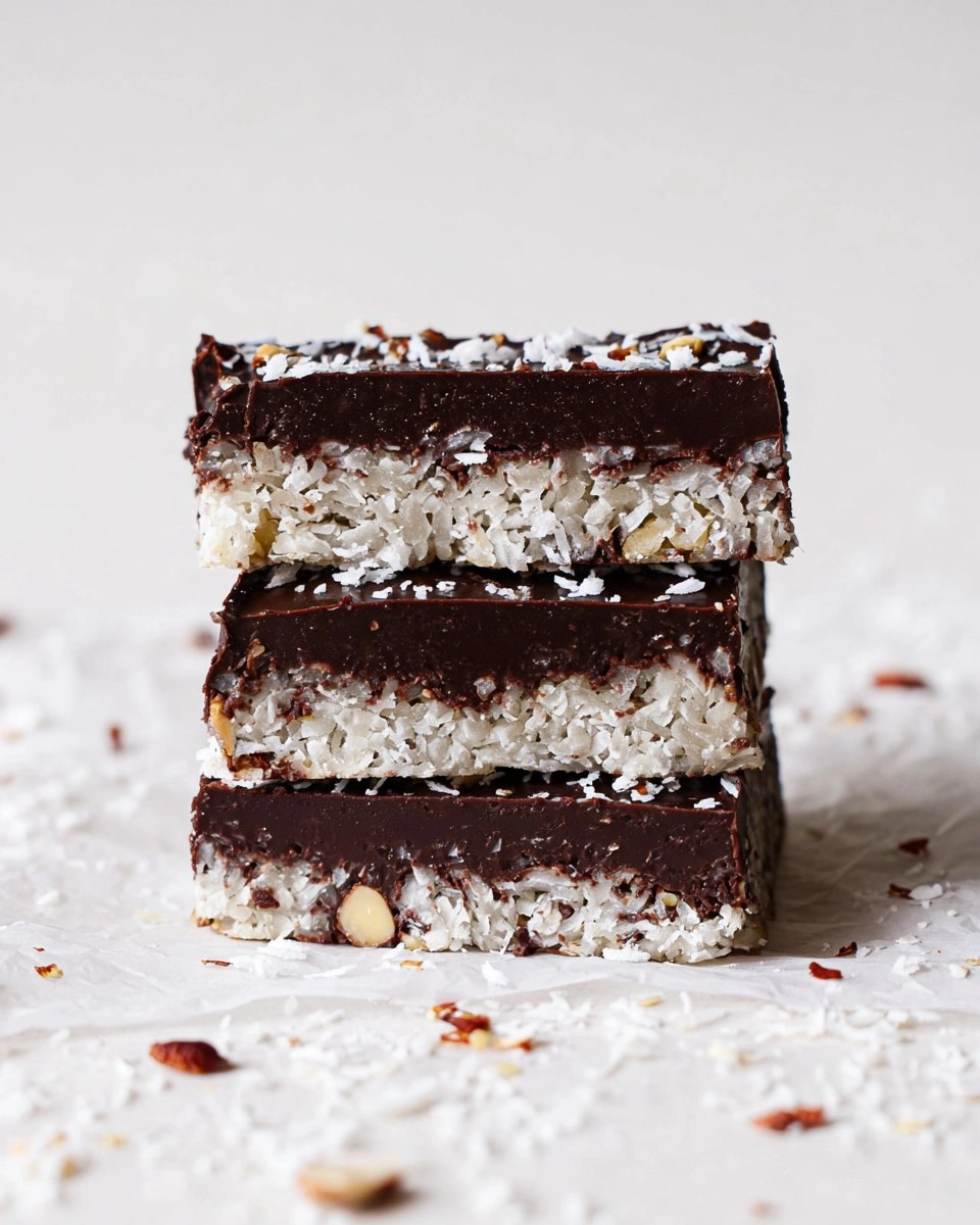 Valentine’s Day Coconut-Chocolate Keto Bars