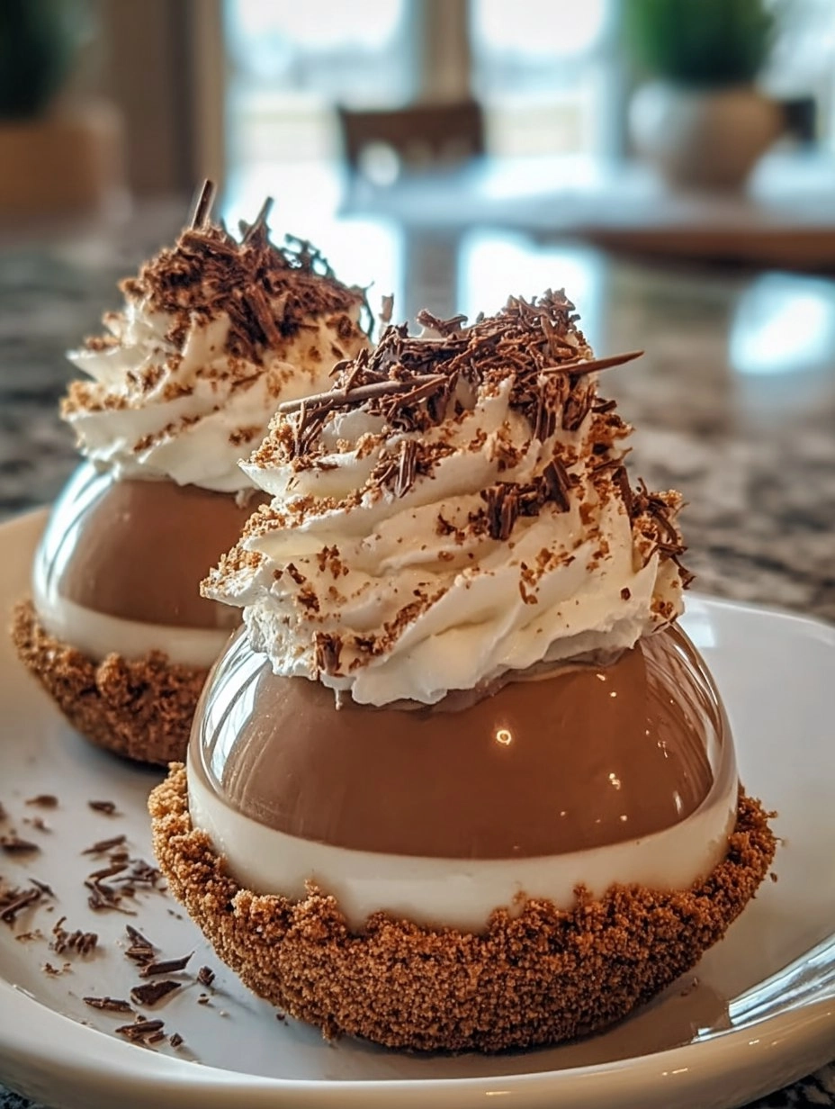 Valentine’s Day Decadent Gingerbread Latte Mousse Domes