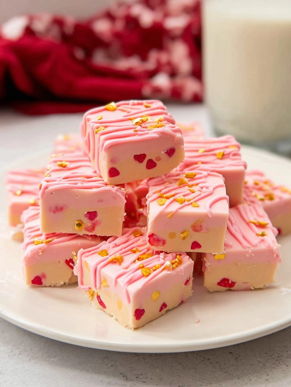 Valentine’s Day Sugar Cookie Fudge