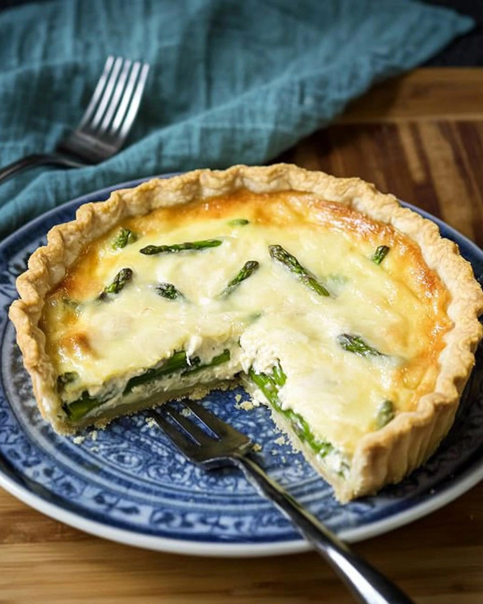 Asparagus and Gruyere Quiche | Easy Spring Breakfast