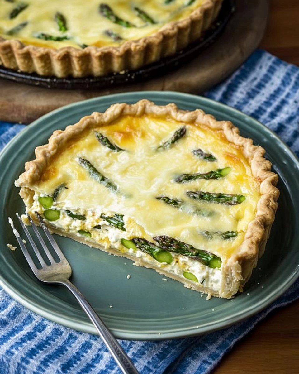 Asparagus and Gruyere Quiche | Easy Spring Breakfast