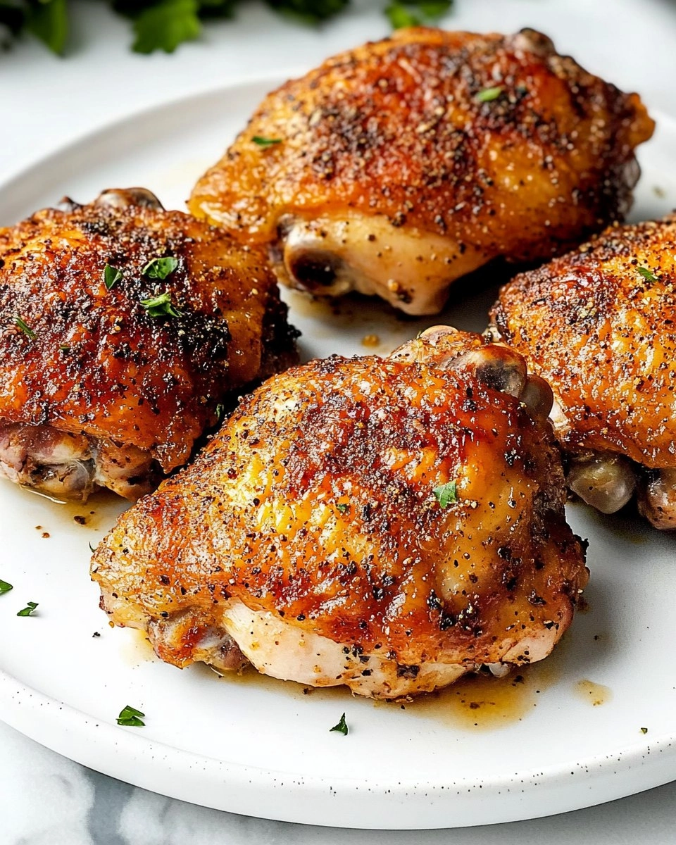 Baked Chicken Thighs | Juicy Oven-Roasted Chicken