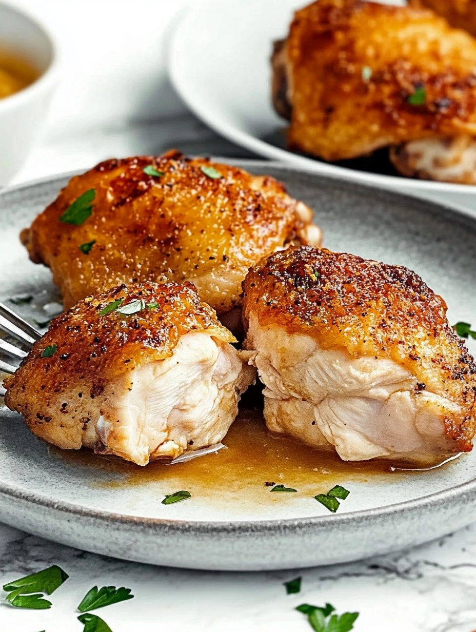 Baked Chicken Thighs | Juicy Oven-Roasted Chicken