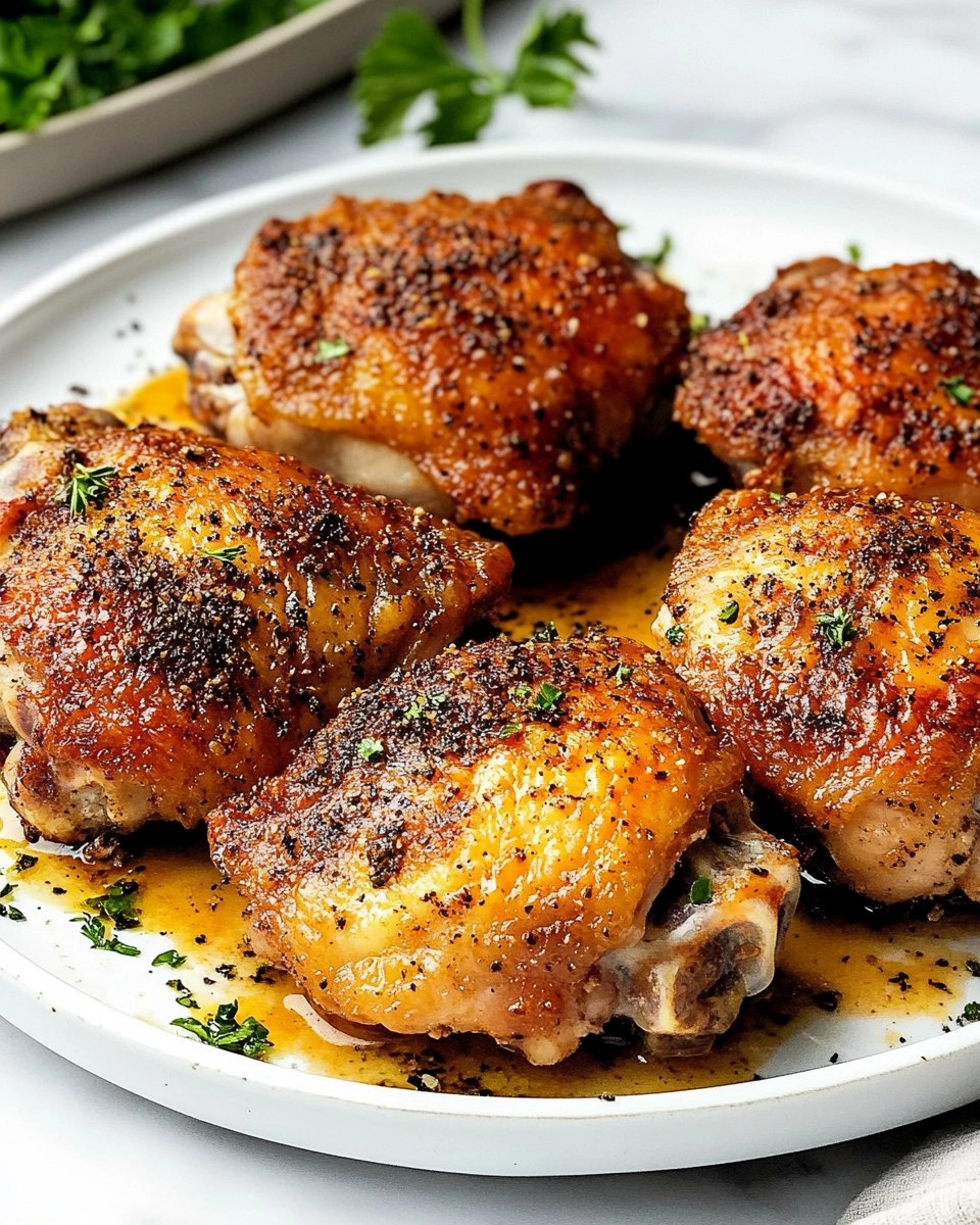 Baked Chicken Thighs | Juicy Oven-Roasted Chicken