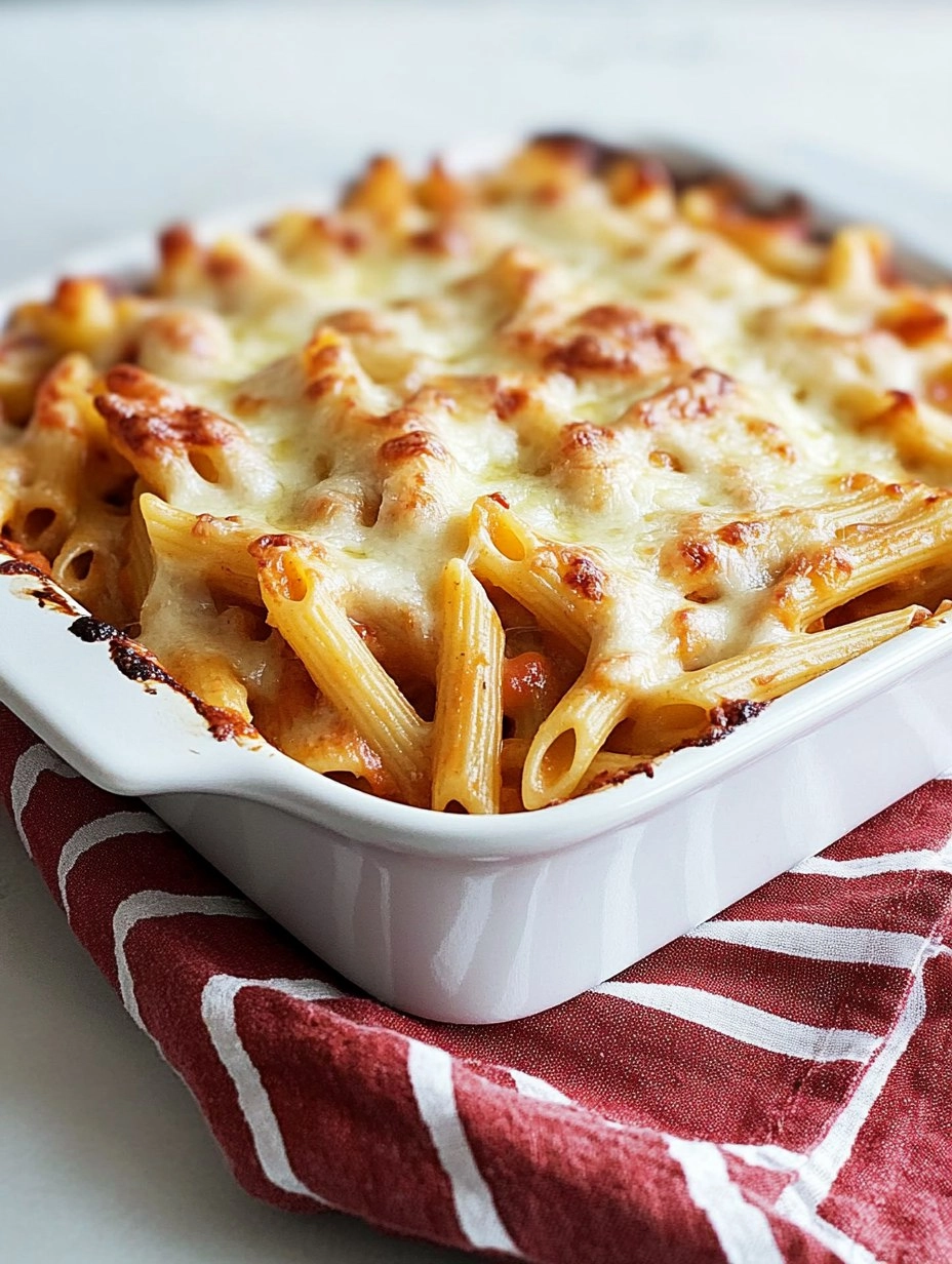 Baked Penne | Cheesy Oven-Baked Pasta Casserole