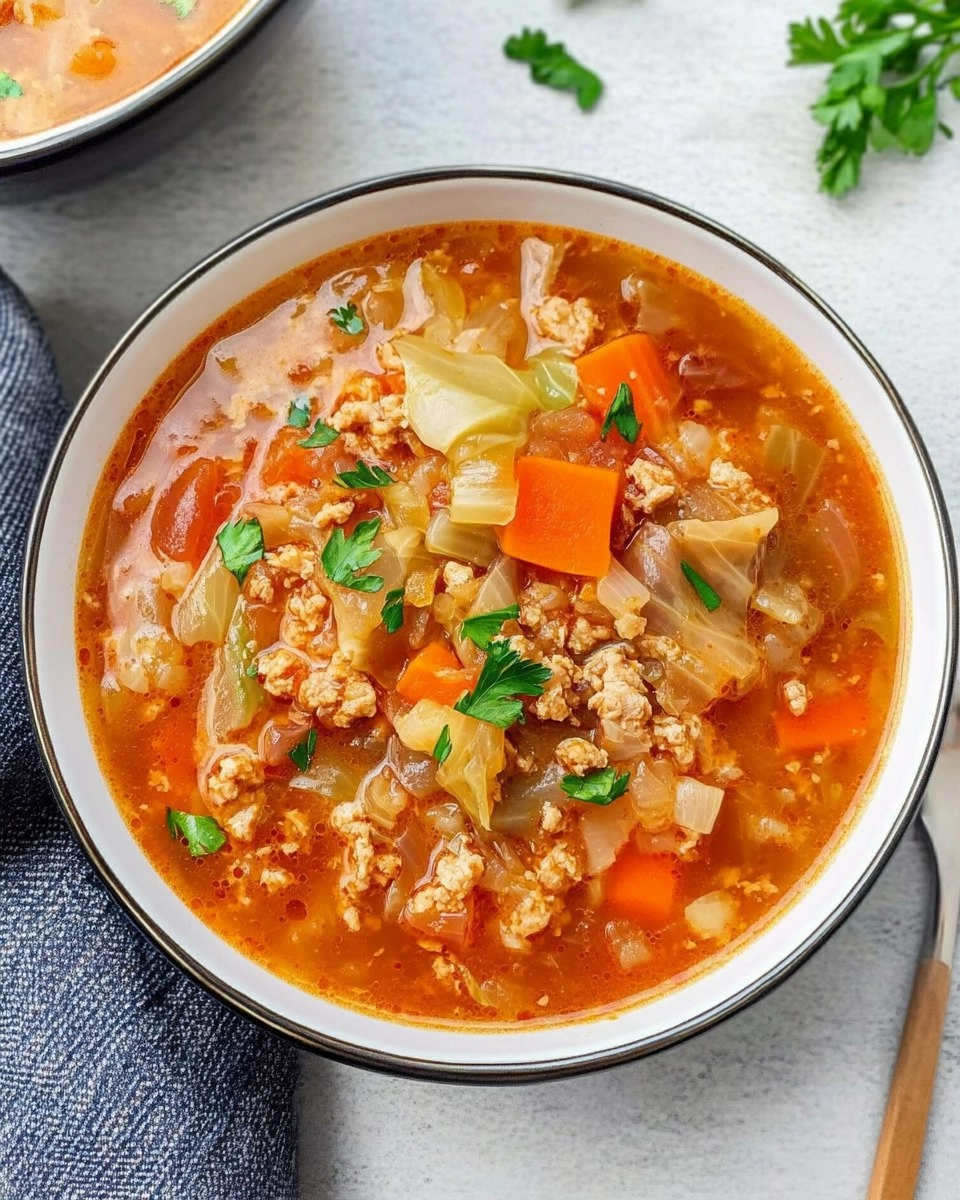 Cabbage Roll Soup (All the Flavor, No Rolling)