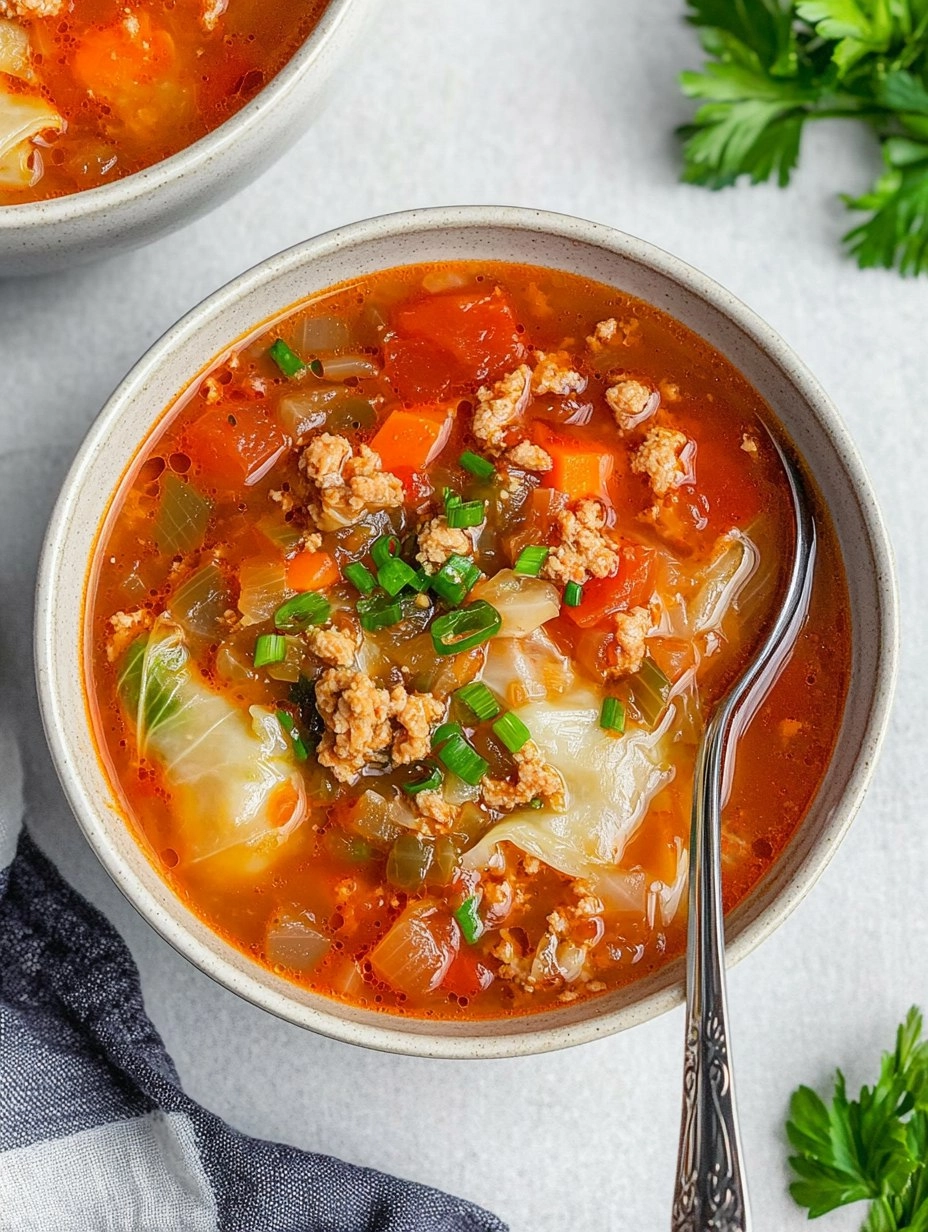 Cabbage Roll Soup (All the Flavor, No Rolling)